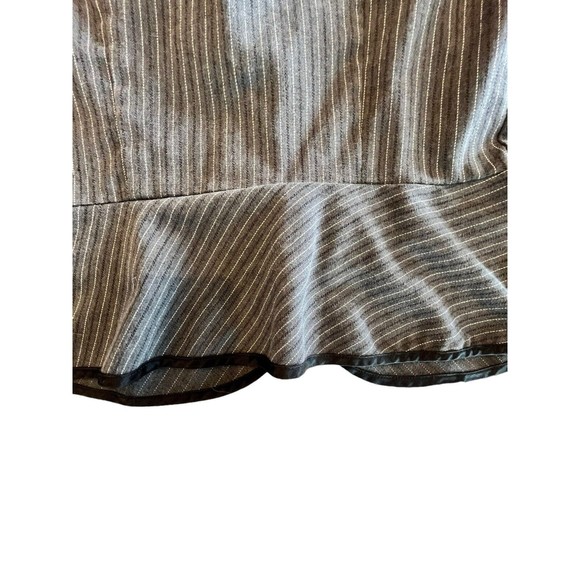 Speechless Blazer Junior Size 9 Grey Vintage Fitted Pin Stripe - Picture 6 of 10